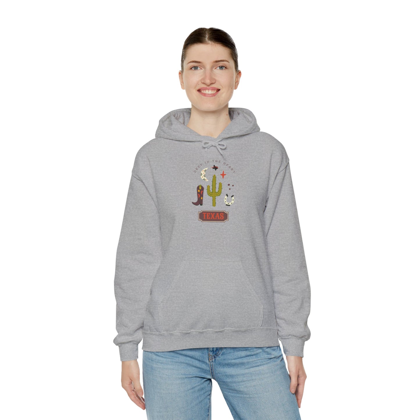 Deep In The Heart Unisex Heavy Blend™ Hooded Sweatshirt (Multiple Colors)
