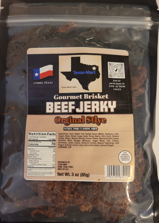 Original Style Gourmet Brisket Beef Jerky