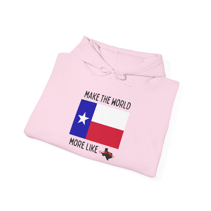 Make The World More Like Texas Unisex Heavy Blend™ Hooded Sweatshirt