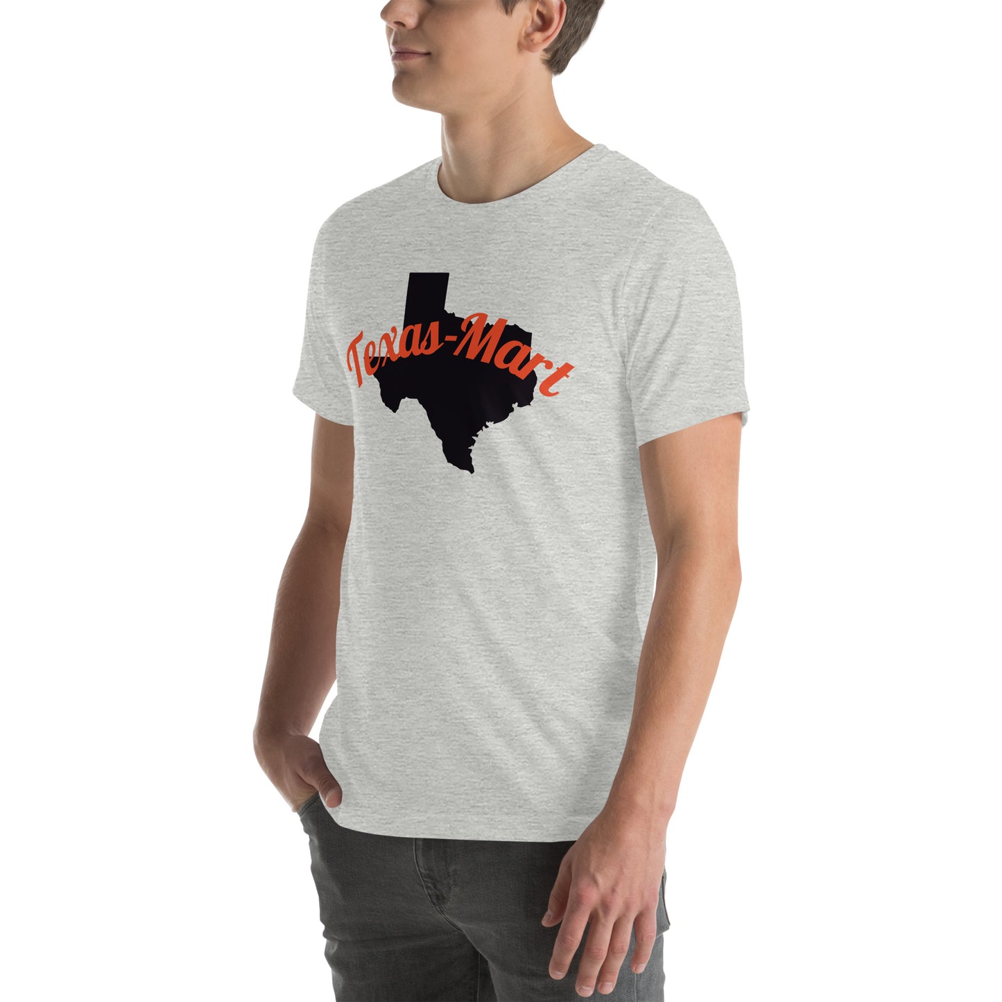 Texas-Mart Burnt Orange & Black Unisex t-shirt