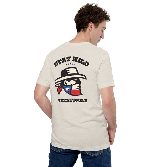 Say Wild, Texas Style Unisex t-shirt