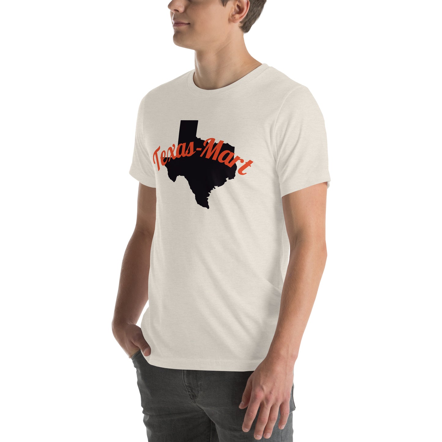 Texas-Mart Burnt Orange & Black Unisex t-shirt