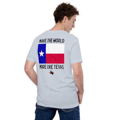 Texas Flag Unisex t-shirt Assorted Colors