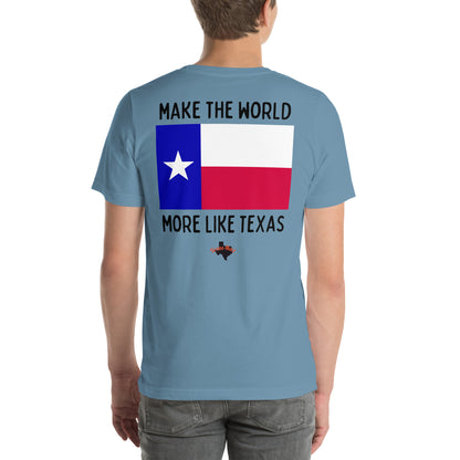 Texas Flag Unisex t-shirt Assorted Colors