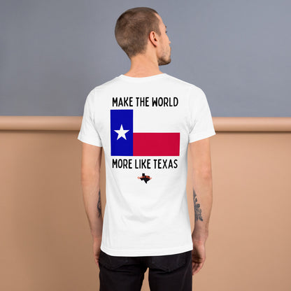 Texas Flag Unisex t-shirt Assorted Colors