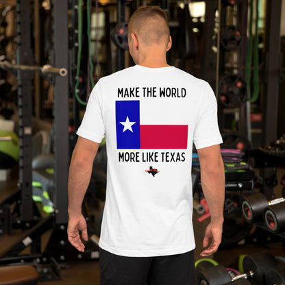 Texas Flag Unisex t-shirt Assorted Colors