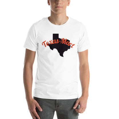 Texas-Mart Burnt Orange & Black Unisex t-shirt