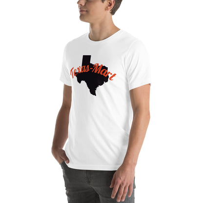 Texas-Mart Burnt Orange & Black Unisex t-shirt